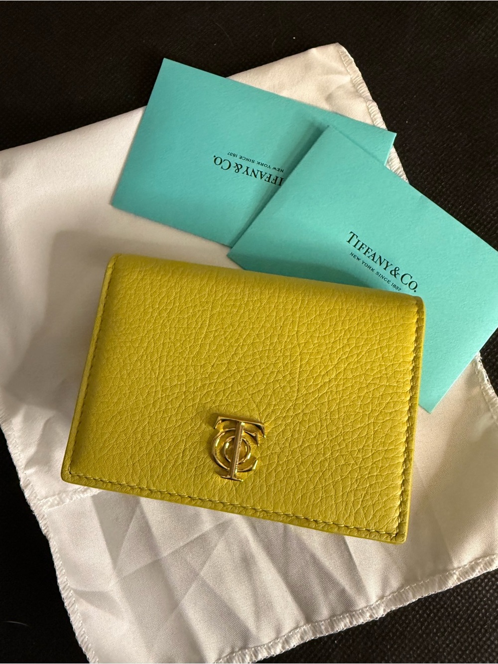 Tiffany & Co. Leather Card Holder / Coin Purse – Made in Italy